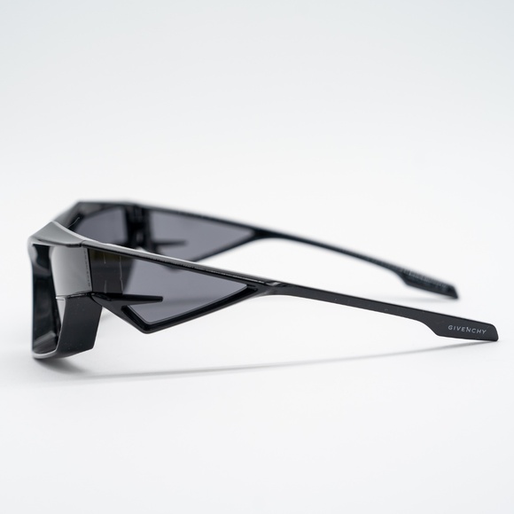 Givenchy Eyewear Giv Cut Shield Sunglasses GV40049U Black Unisex - Picture 4 of 10